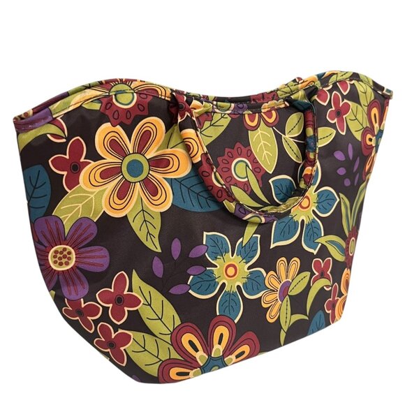 Sisters By Longaberger Floral Cooler Lunch Insulated Tote‎ Bag - Picture 3 of 8